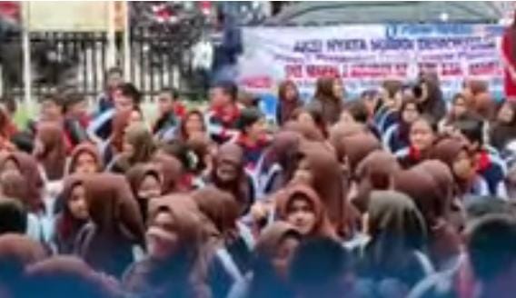 Ratusan Pelajar SMAN 2 Kisaran Ikuti Pembekalan Pemilih Pemula