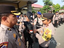 Polres Sergai Gelar Apel PAM TPS dan Ton Dalmas