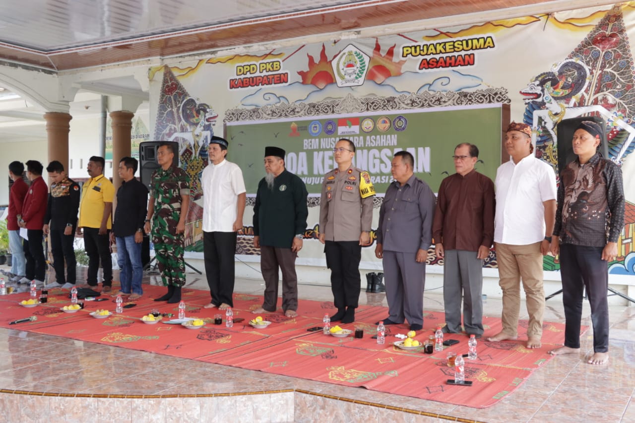 Polres dan BEM Nusantara Asahan Laksanakan Doa Kebangsaan Menuju Pesta Demokrasi 2024