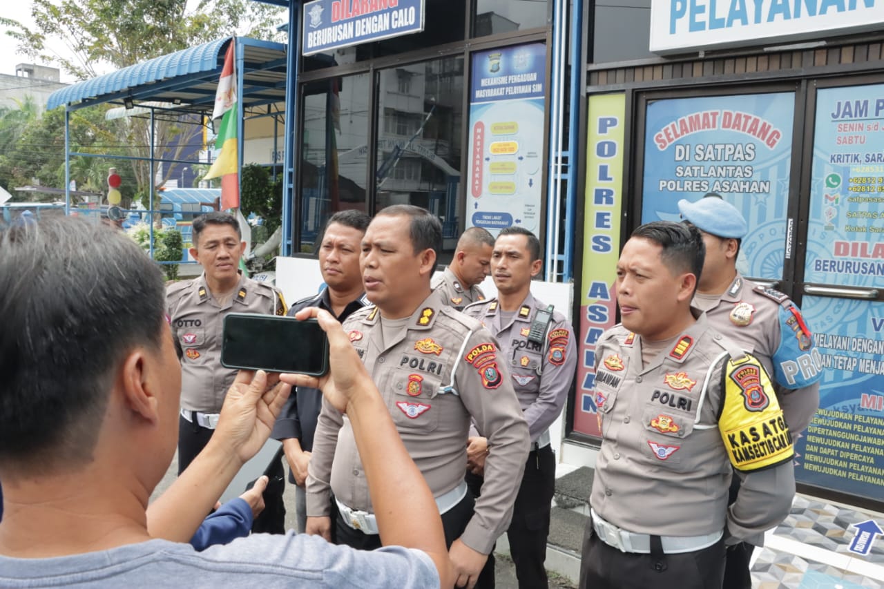 Ditlantas Polda Sumut Sidak ke Satlantas Polres Asahan Terkait Pelayanan SIM