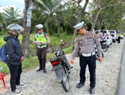 Polres Sergai Gelar Razia Hunting Stasioner 