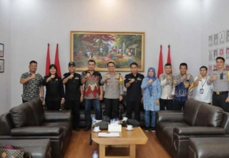Kapolres Terima Kunjungan Silaturahmi KPU dan Bawaslu Asahan
