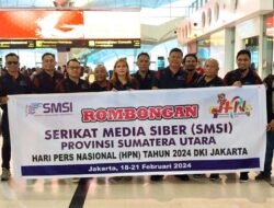 Pengurus SMSI Sumut Ikuti HPN 2024 Jakarta 