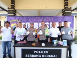 Tersangka Pengedar Narkoba Ditangkap, Polres Sergai Amankan 2,7 Kg Sabu 