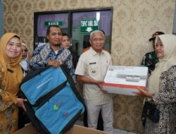 Bupati Asahan Serahkan Bantuan Alkes kepada Puskesmas Pulau Rakyat