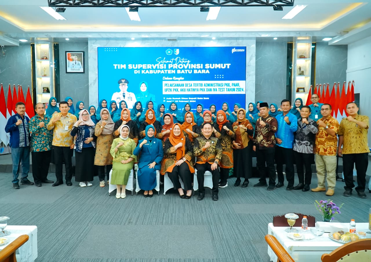 Tim Supervisi TP PKK Provsu Kunjungi Batu Bara