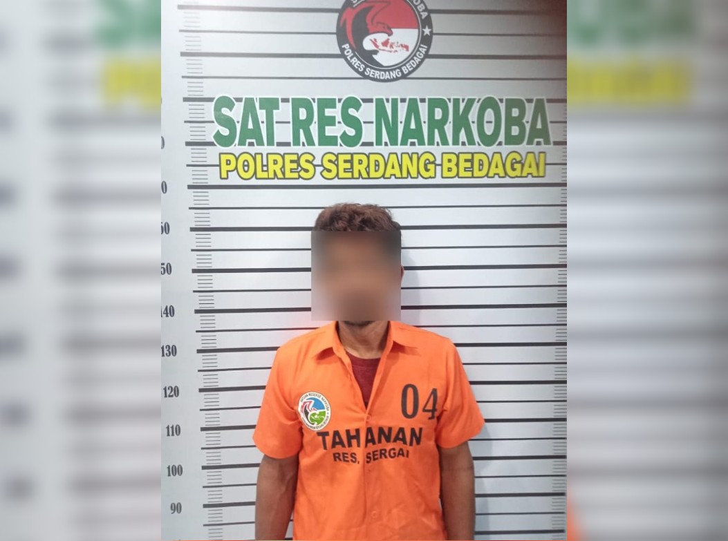 Sat Narkoba Polres Sergai Amankan Tersangka Pengedar Shabu