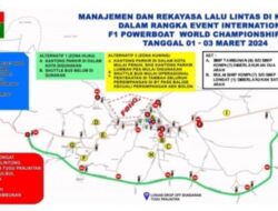 Jelang F1 Powerboat, Polda Sumut Gelar Simulasi Arus Lalu Lintas di Balige 