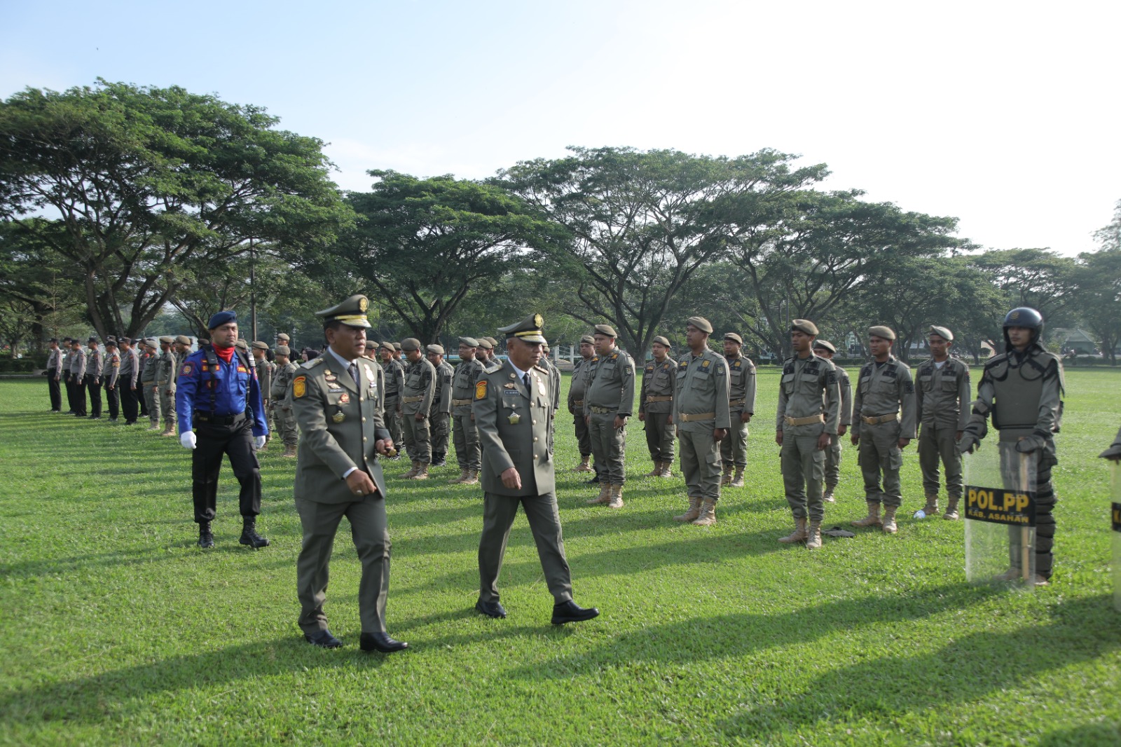 Pimpin Upacara HUT Satpol PP, Bupati Asahan Sampaikan Amanat Mendagri