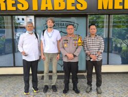 Kapolrestabes Medan Terima Kunjungan JICA