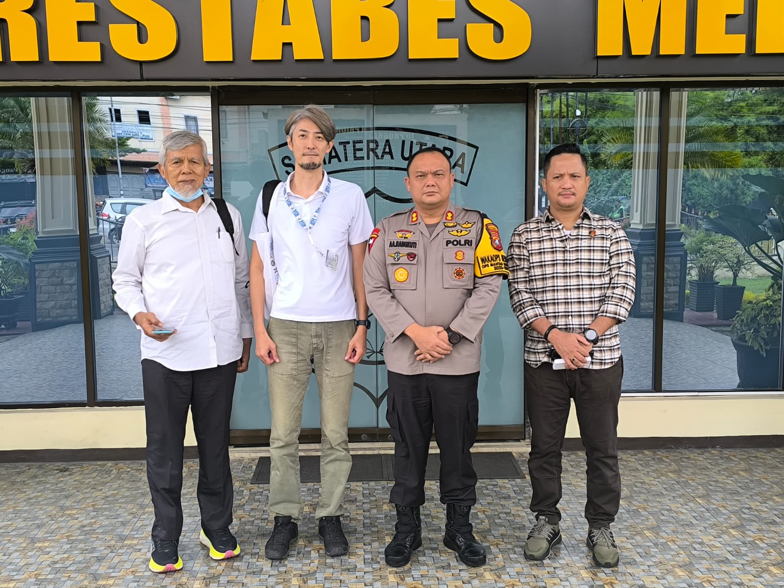 Kapolrestabes Medan Terima Kunjungan JICA