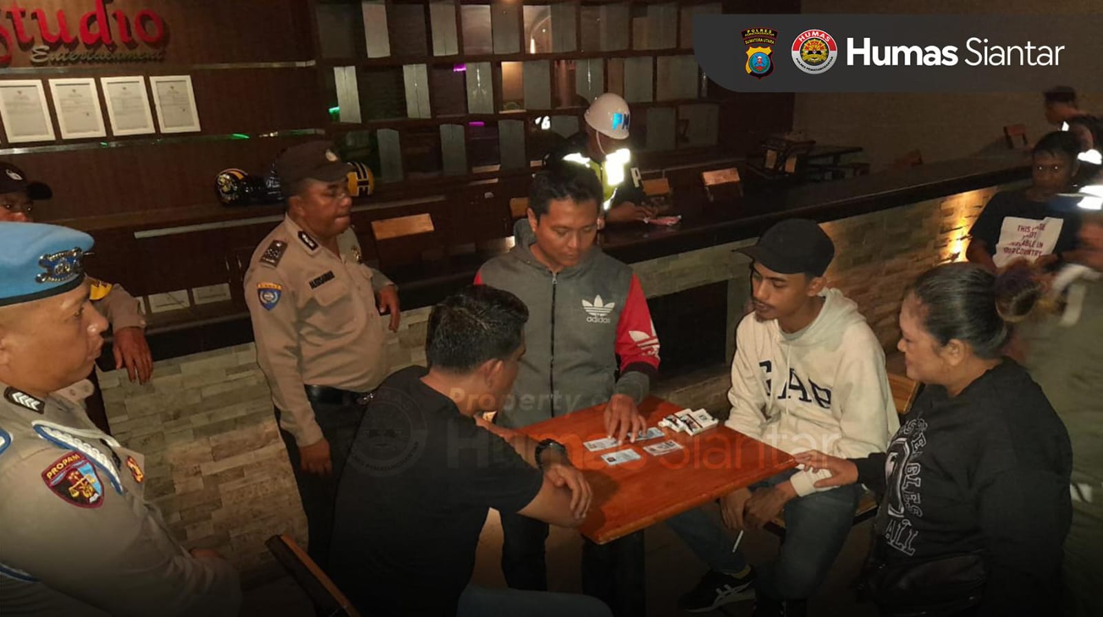 Menyambut Bulan Suci Ramadhan, Tim Gabungan Polres Pematang Siantar Laksanakan Razia Tempat Hiburan Malam