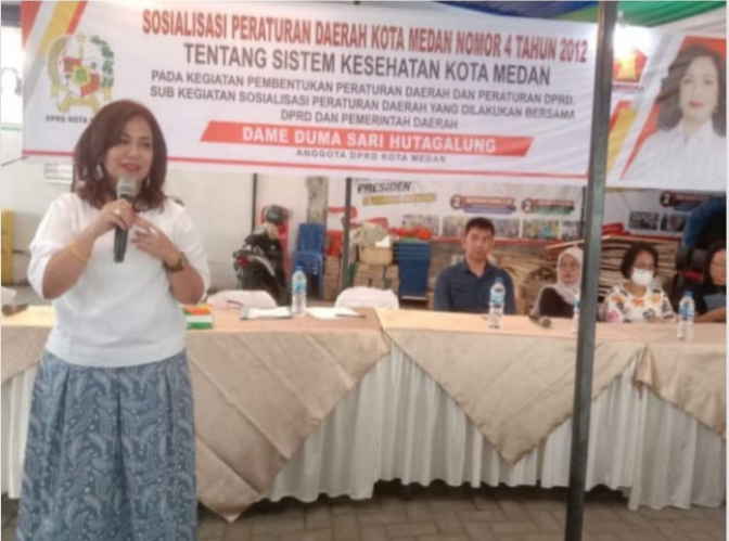 Dame Duma Apresiasi Wali Kota Soal Kesehatan Warga Medan