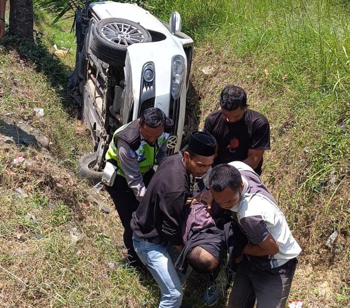 Tabrakan Beruntun di Sergai, Satu Tewas 5 Luka Ringan