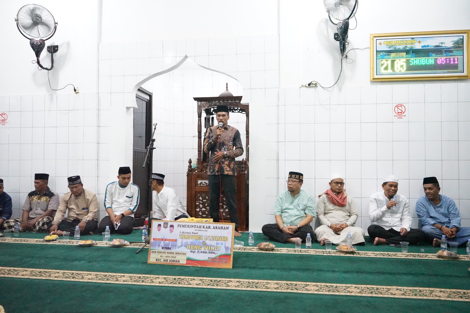 Sekda Asahan Pimpin Safari Ramadan di Masjid Nurul Hidayah