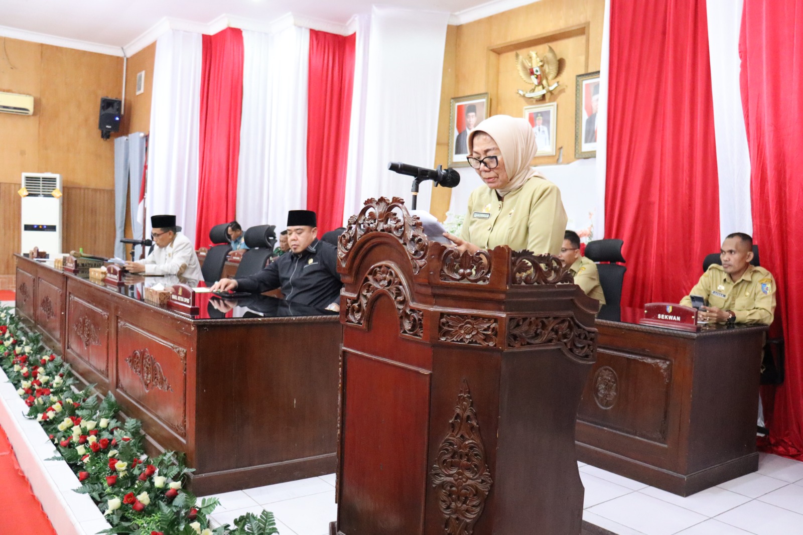 Pj Bupati Batu Bara Sampaikan LKPj 2023