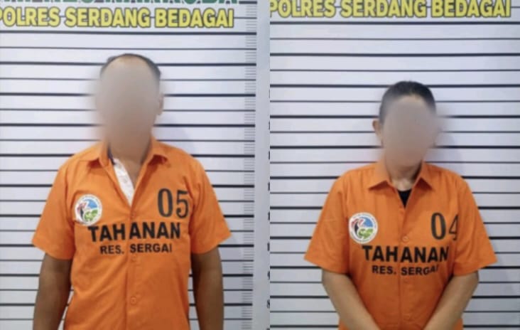 Polsek Kotarih Bekuk Abang dan Adik Tersangka Pengedar Sabu 