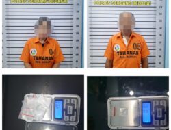 Sat Narkoba Polres Sergai Amankan Abang dan Adik Diduga Pengedar Shabu