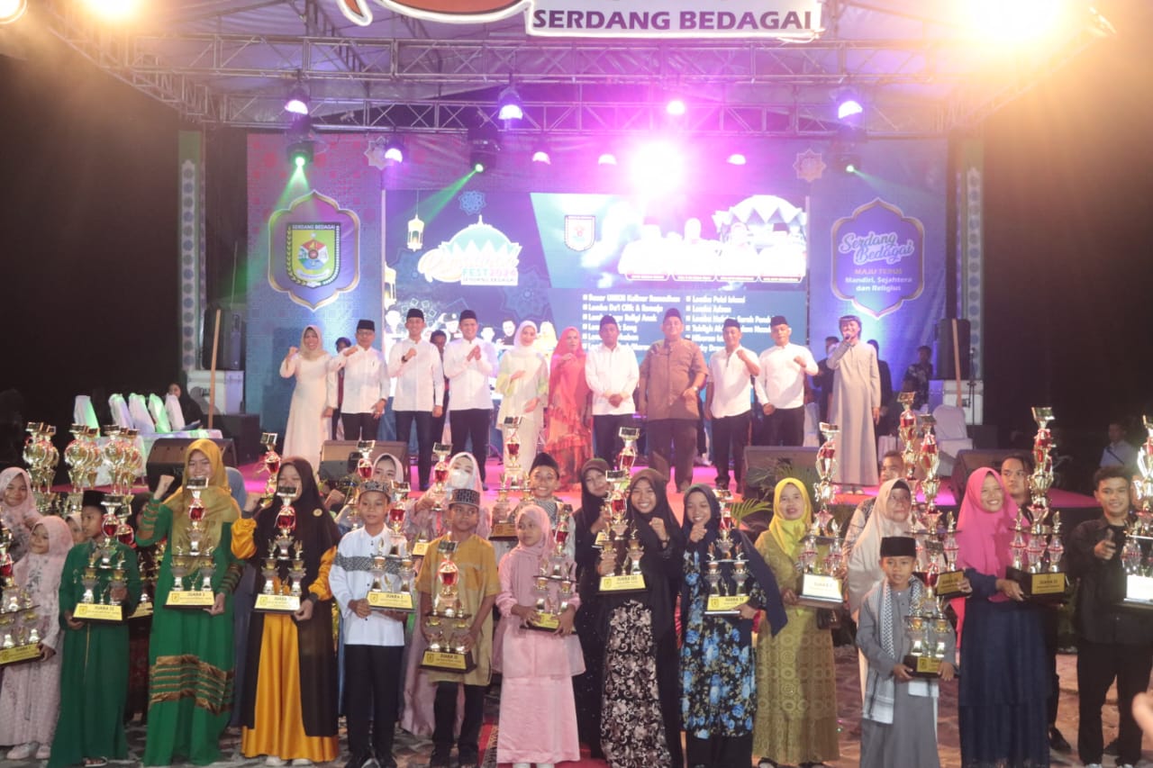Bupati dan Wabup Sergai Tutup Festival & Bazar Ramadan