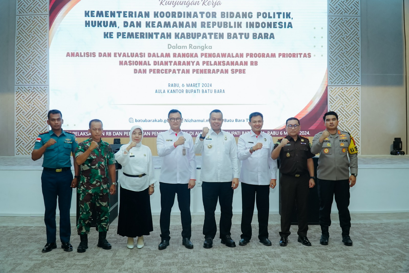 Pj Bupati Batu Bara Beberkan Keterbukaan Informasi Publik kepada Kemenkopolhukam