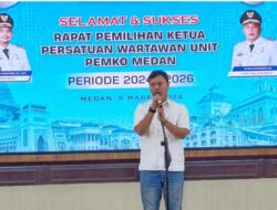 Syaifullah Menangkan Pemilihan Koordinator Wartawan Unit Pemko Medan