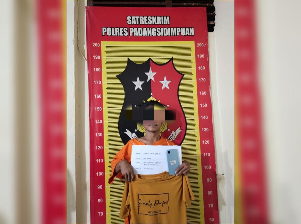 Polres Padangsidimpuan Tangkap Pembobol Kafe yang Gondol Uang Jutaan Rupiah