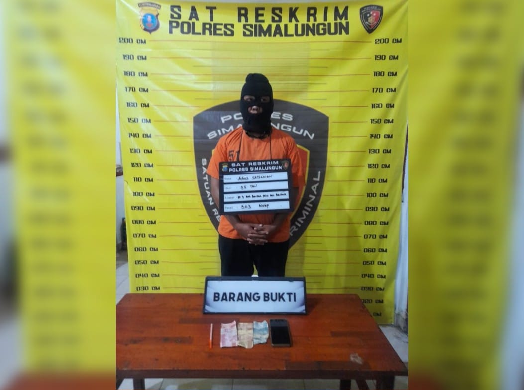 Sat Reskrim Polres Simalungun Berhasil Menggulung Jaringan Judi One Line Hongkong, Ini Pelakunya