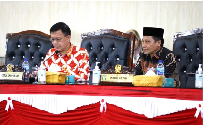 Awali Tahun 2024, DPRD Medan Gelar Persidangan Kesatu