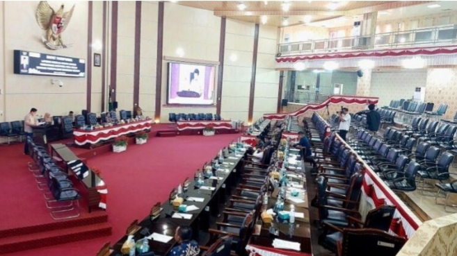 Paripurna DPRD Medan Dikit Hadir, Diduga Legisiator Fokus Jaga Suara