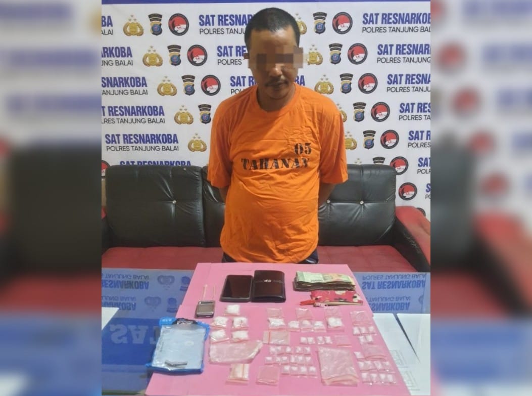 Bandar Narkoba Kota Tanjung Balai di Ringkus Sat Narkoba Polres Tanjung Balai