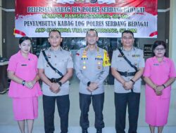 Kapolres Sergai Pimpin Penyerahan Tugas Kabag Ren dan Pelantikan Kabag Log