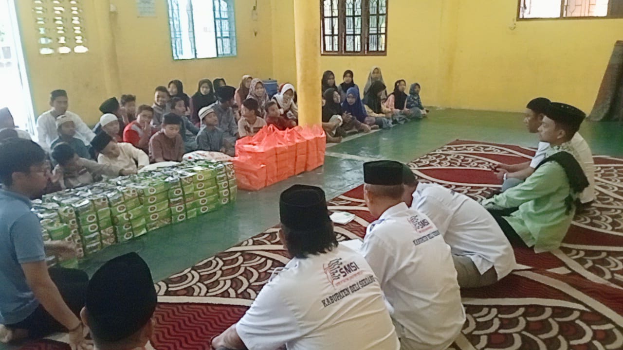 SMSI Deli Serdang Santuni Anak Yatim Sekaligus Buka Puasa Bersama