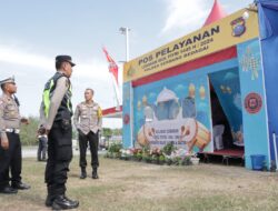 Jelang Lebaran, Kapolres Sergai Cek Pos Pam dan Pos Yan