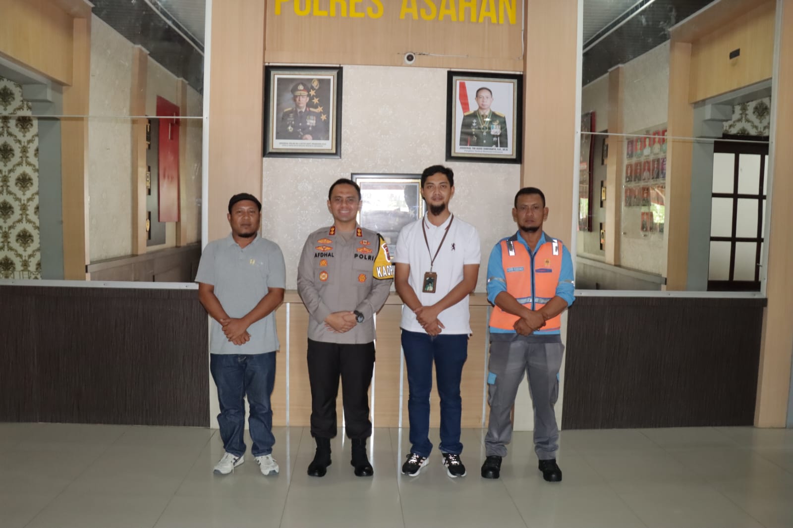Kapolres Terima Kunjungan PLN Asahan