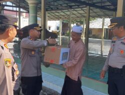 Polres Sergai Salurkan Bingkisan Lebaran untuk Ponpes 