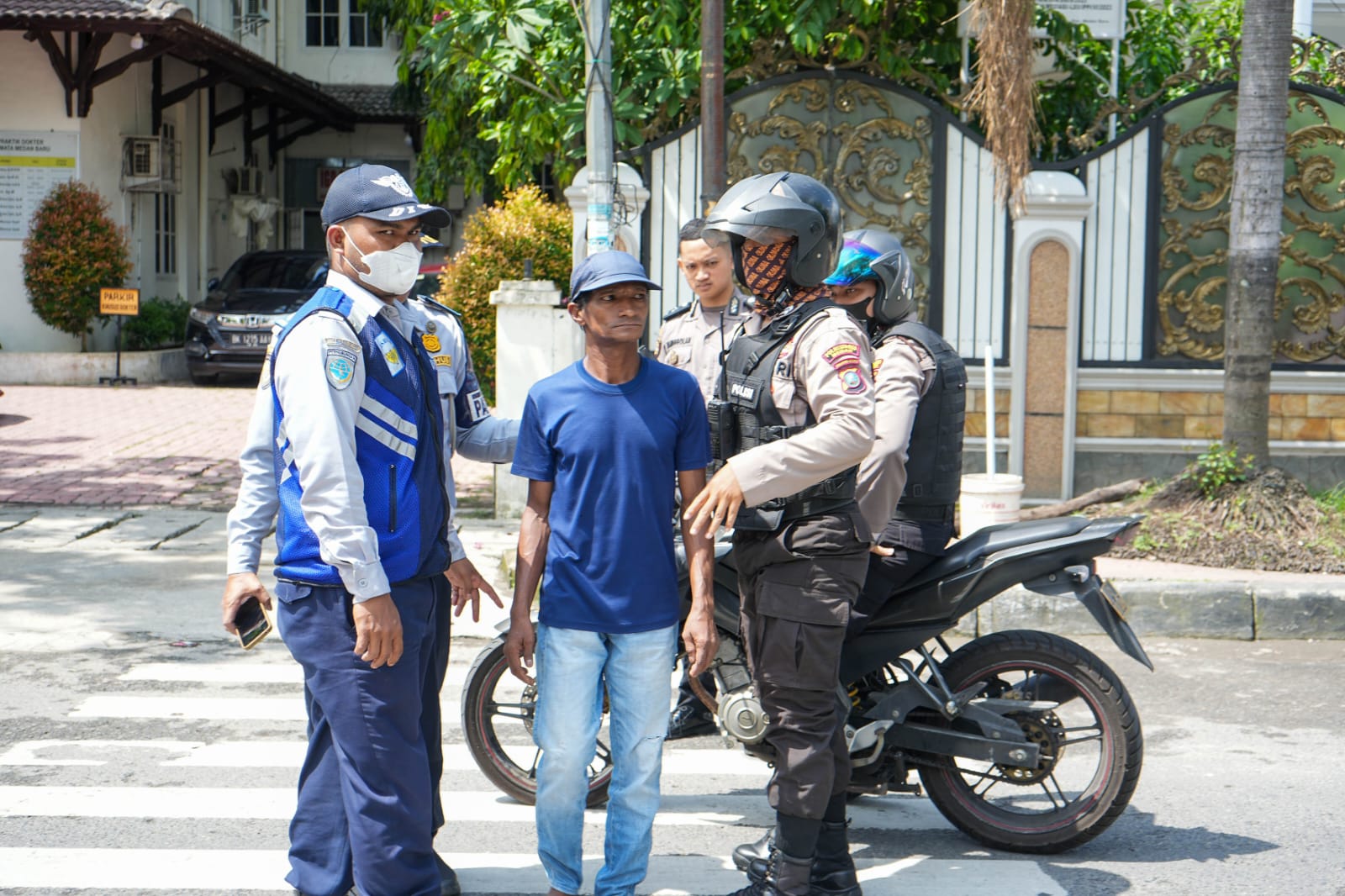 10 Jukir Liar Terjaring Petugas Gabungan 1 10 Jukir Liar Terjaring Petugas Gabungan