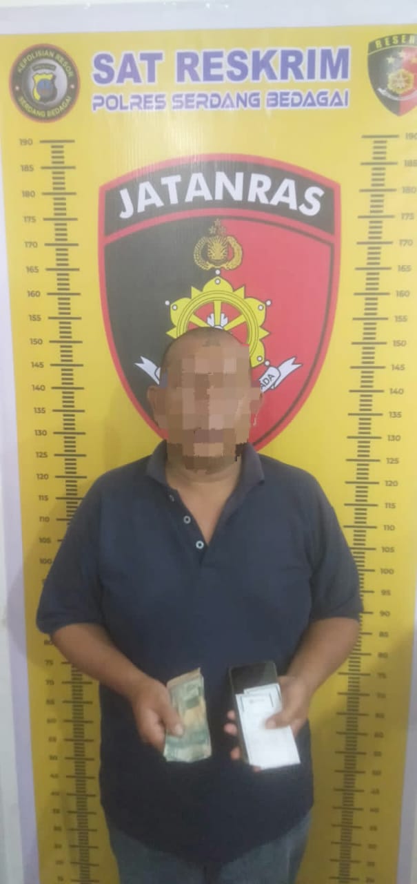 Polres Sergai Amankan Tersangka Pelaku Judi Online