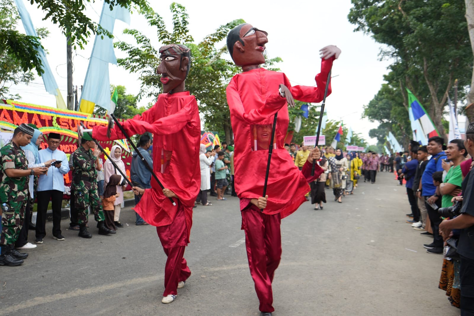 Pawai Taaruf MTQ Ke-57 Medan Dilaksanakan di Jalan Flamboyan Raya
