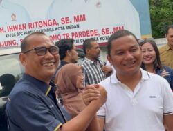 Sopo ATRestorasi Bersatu Dampingi Bakhtiar Sibarani Daftar ke Gerindra Medan