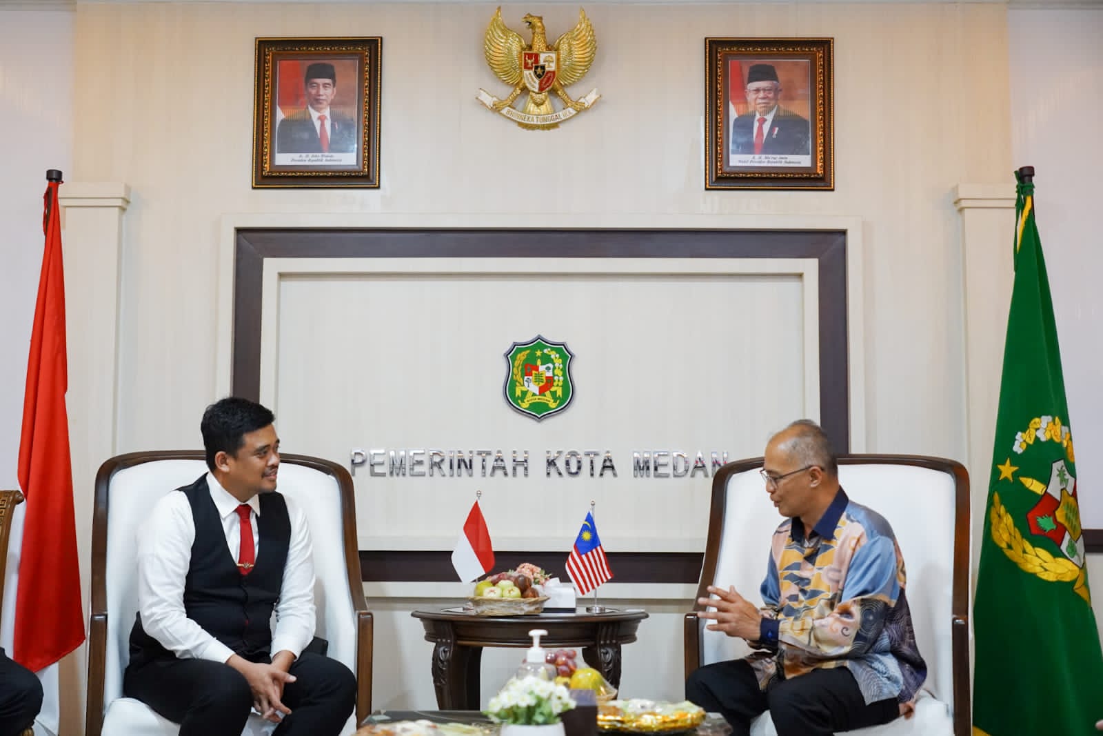 Wali Kota Medan Terima Kunjungan Datuk Bandar MBK Malaysia 1 Wali Kota Medan Terima Kunjungan Datuk Bandar MBK Malaysia