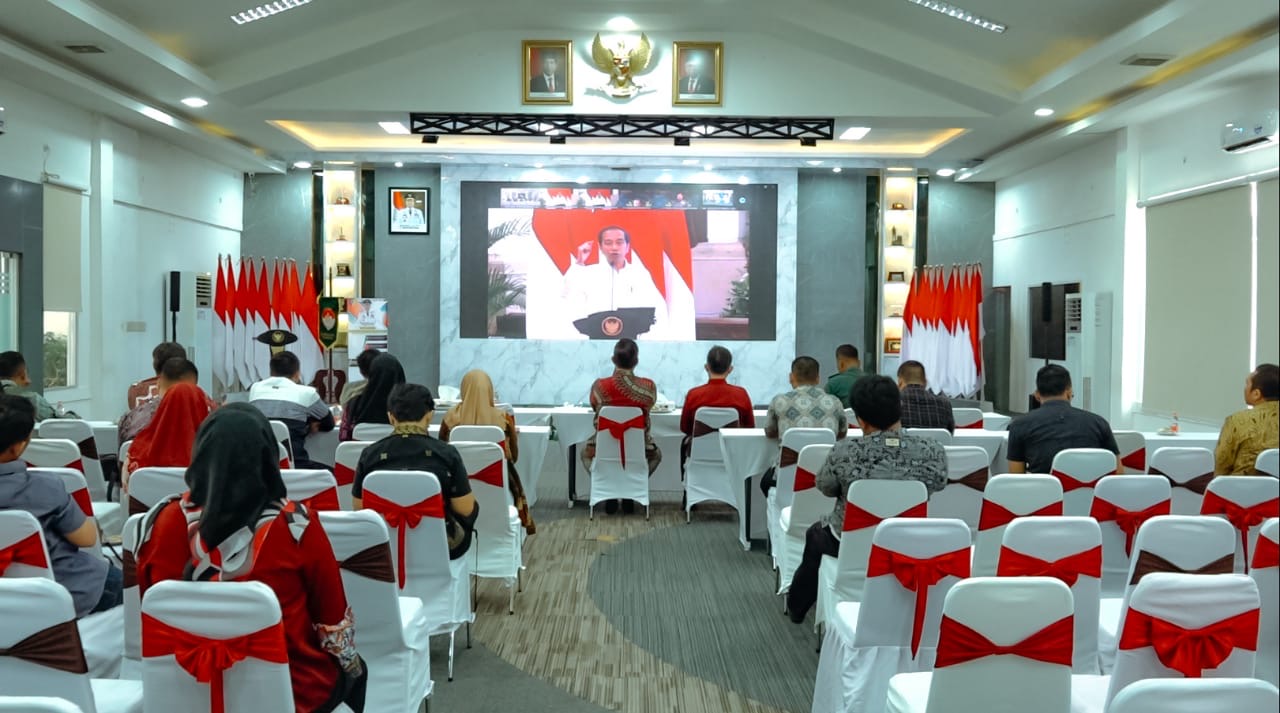 Pj Bupati Batu Bara Ikuti Rakor Pengendalian Inflasi Daerah 2024