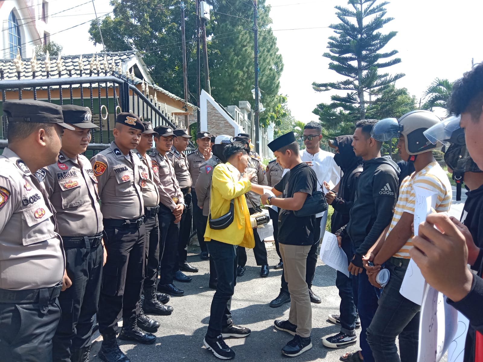 Gasak Lakukan Aksi Unjuk Rasa Terkait Kasus Dugaan Korupsi Dana LPTQ Asahan