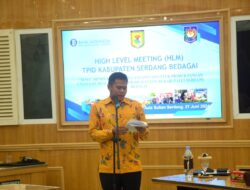 Wabup Sergai Buka High Level Meeting TPID