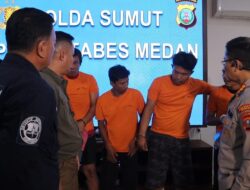 Polrestabes Medan Bekuk 7 Pencuri Sepeda Motor, 3 Ditembak