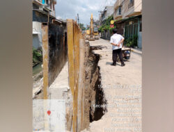 Longsor di Jalan Sampali Sudah Ditangani