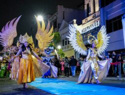 Pawai Budaya Colorful Medan Night Carnival Meriah