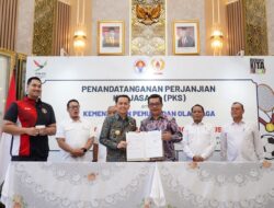 Menpora dan Pj.Gubernur Sumut Teken Bantuan PON XXI/2024