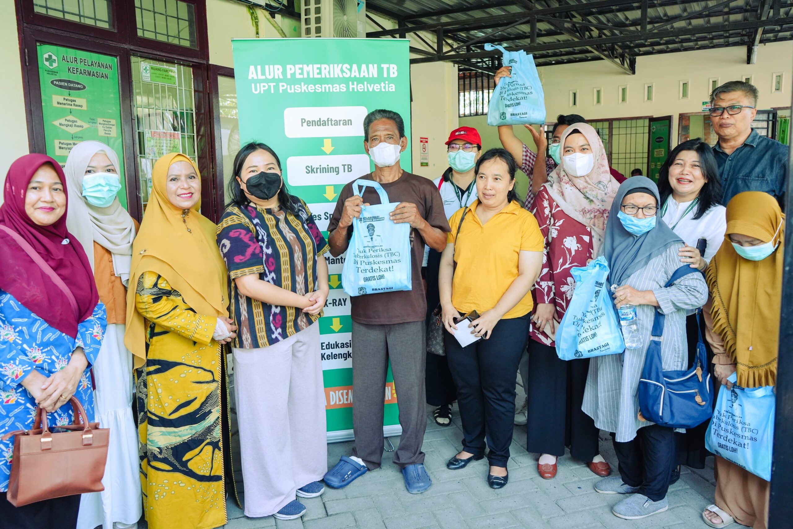 Cegah Penularan TBC, Dinkes Medan Lakukan Skrining TBC Pada 200 Masyarakat Secara Gratis