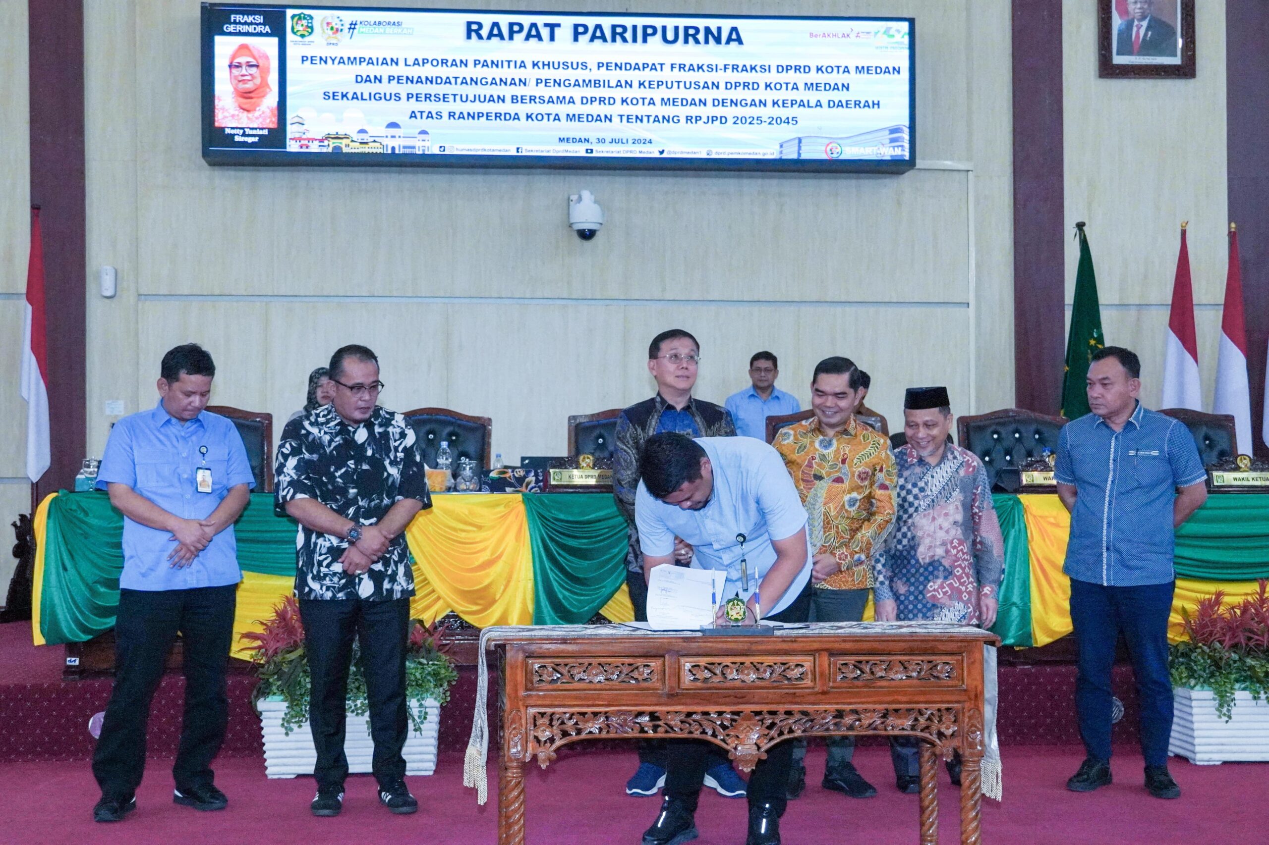 Ranperda RPJPD 2025-2045 Disetujui, Bobby Nasution Ingin Wujudkan Medan Kota Global, Inklusif, Maju Berkelanjutan