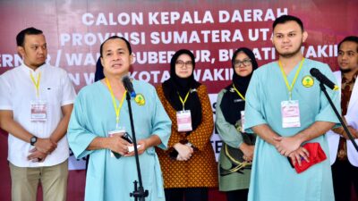 Pilkada Batu Bara: Zahir-Aslam Jalani Pemeriksaan Kesehatan